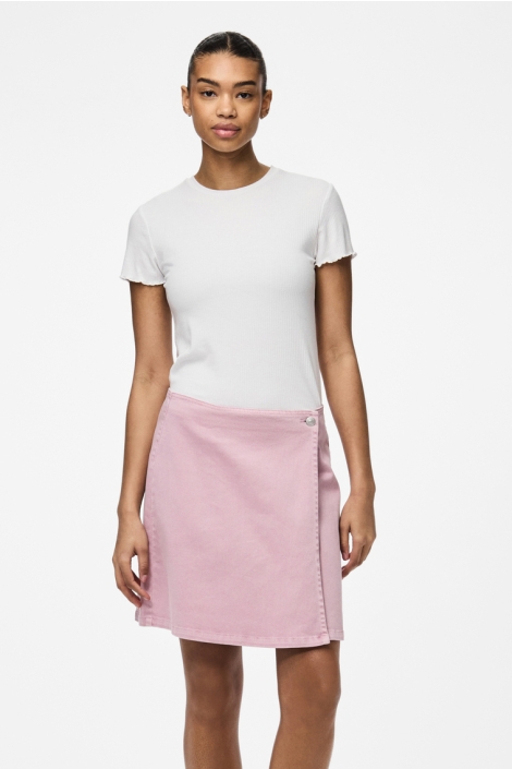 Pieces pcmille hw short wrap skirt mm